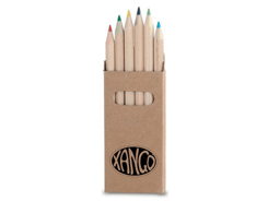 Boite de 6 crayons de couleur