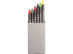Boite de 6 crayons gras