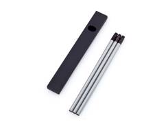 Boite de crayon à papier argent