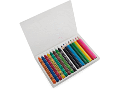 Boite de crayon de couleur et cire