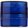 Boîte en plastique contenant environ 40 bonbons. Bleubleu cobalt