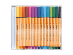 Boîtier de feutres à pointe fine stabilo boîtier c