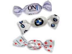 Bonbon en papillote avec sucre