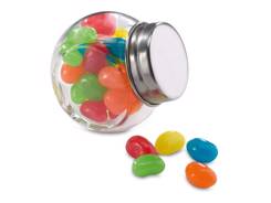 Bonbon multicolores en bonbonnière