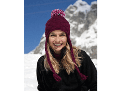 Bonnet glacier pom pom