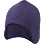 Bonnet micropolaire avec protège oreille Au choixaubergine