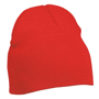 Bonnet personnaliser tricot sans revers Rougerouge