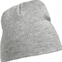 Bonnet publicitaire tricot sans revers Au choixgris clair mélangé