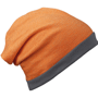 Bonnet streetwear à revers Au choixorange mélangé/gris 