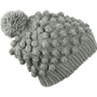 Bonnet tricot à pompom Au choixgris clair