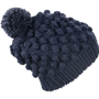Bonnet tricot à pompom Bleubleu marine