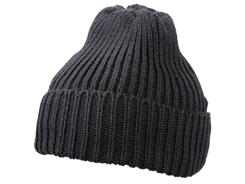 Bonnet tricot à revers