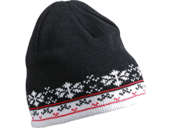 Bonnet tricot avec motifs nordiques