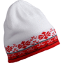 Bonnet tricot avec motifs nordiques Blancblanc/tomate/bleu ma