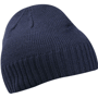 Bonnet tricot avec rebord Au choixbleu marine