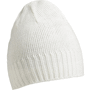 Bonnet tricot avec rebord Au choixblanc cassé