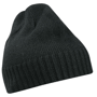 Bonnet tricot avec rebord Noirnoir