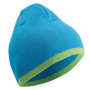 Bonnet tricot bicolor sans revers Vertturquoise/vert citro