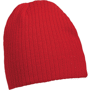 Bonnet tricot effet côtelé Rougerouge