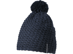 Bonnet tricot personnalisé crocheté à pompom