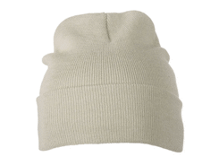 Bonnet tricot publicitaire à revers