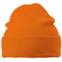 Bonnet tricot publicitaire à revers Orangeorange
