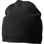 Bonnet tricot sans revers Noirnoir