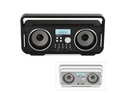 BOOMBOX RADIO & HAUT-PARLEUR/NOIR