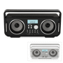 BOOMBOX RADIO & HAUT-PARLEUR/NOIR Noirnoir