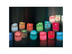 Bougie LED colorée
