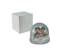 Boule de neige cadre photo