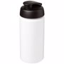 Bouteille sport 500ml couvercle clapet Blanc