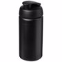 Bouteille sport 500ml couvercle clapet Noir