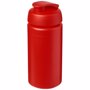 Bouteille sport 500ml couvercle clapet Rouge