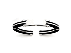 Bracelet acier noir
