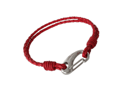 Bracelet cuir tressé