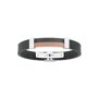 Bracelet homme guy laroche acier cordon caoutchouc Au choixAcier