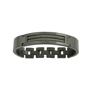 Bracelet homme guy laroche cable cordon caoutchouc Noirnoir