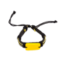 Bracelet jaune en cuir Jaunejaune