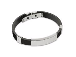 Bracelet metal rubber