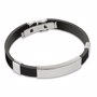 Bracelet metal rubber NoirNoir