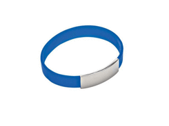 Bracelet pour homme sil / acier rouge