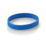 Bracelet silicone classique, logo en creux Au choixSilicone