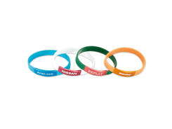 Bracelet silicone plaque alu