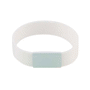 Bracelet silicone Vert en Silicone/Métal Blancblanc