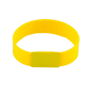 Bracelet silicone Vert en Silicone/Métal Jaunejaune