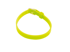 Bracelet silicone vert fluo en PVC