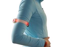 Brassard en silicone muni de 2 LEDS