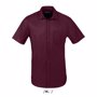 Chemise sol's bristol fit RougeBordeaux moyen