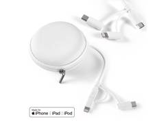 Câble USB 3 en 1 housse souple